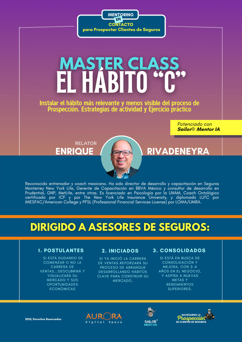 Seminario Reclutamiento Reforzado con Arranque Rápido Vamos a crear juntos una estrategia de práctica de reclutamiento, don del arranque rápido será a la vez atracción de talento y puesta en marcha para la venta.
